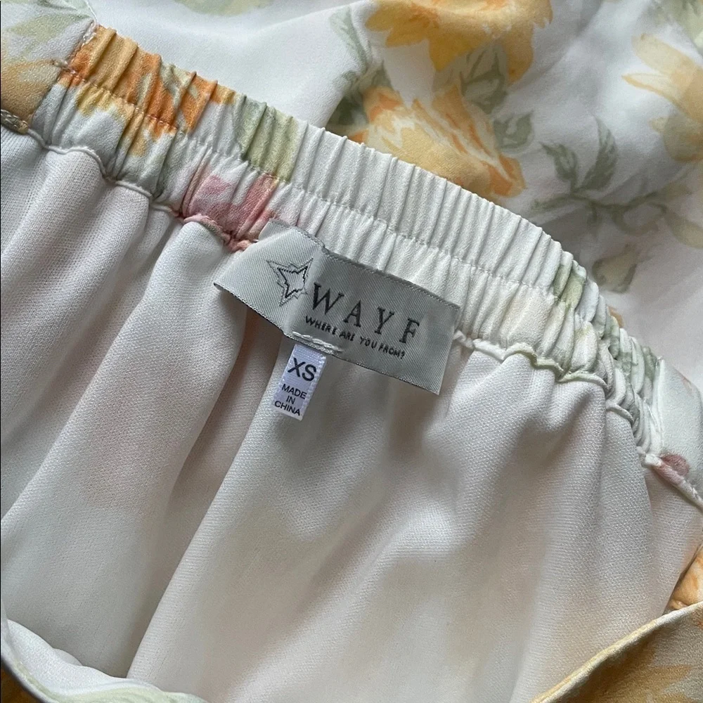 Wayf Floral Layered Maxi Skirt - Cream and Pastel - Picture 7 of 7